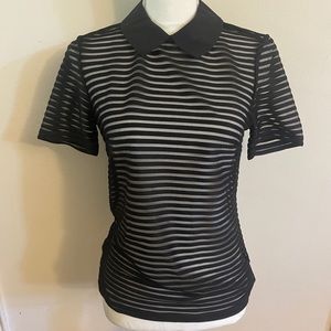 Donna Karen collar shirt